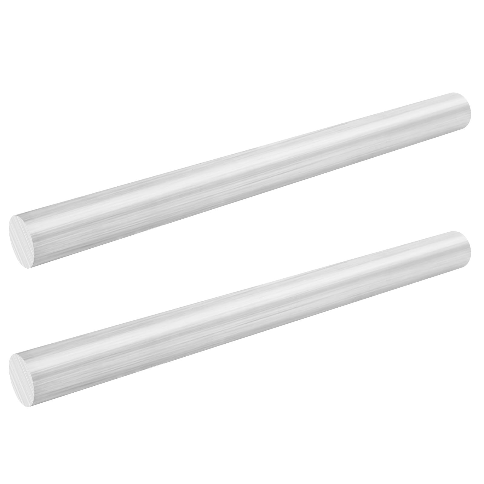 2PCS Aluminum Rod 1-1/4 inch Aluminum Round Bar Stock 6061 Solid Extruded Lat…