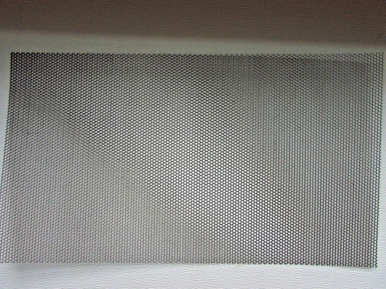 5/32″ HOLES–18 GAUGE– 304 STAINLESS STEEL PERFORATED SHEET– 11-1/2″ X 12″