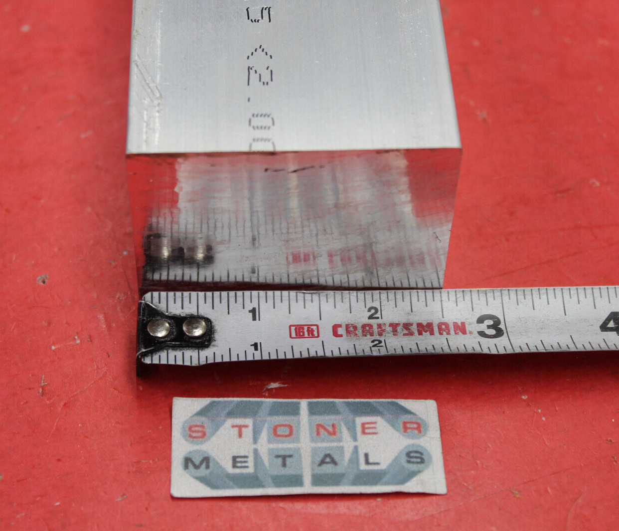 2″ X 2-1/2″ ALUMINUM 6061 FLAT BAR 8″ long Solid Extuded Mill Stock New