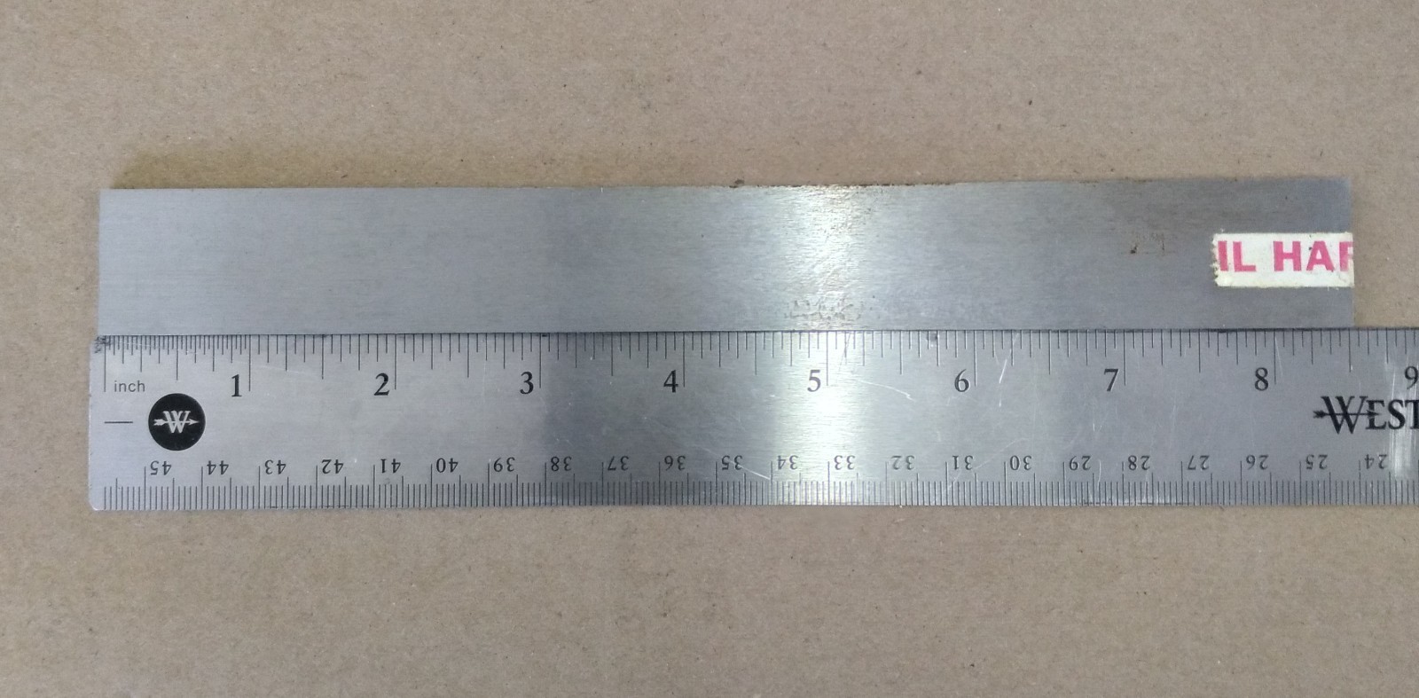 TOOL STEEL SHEET 1/8″ FLAT GROUND STEEL OIL HARDENING – 01