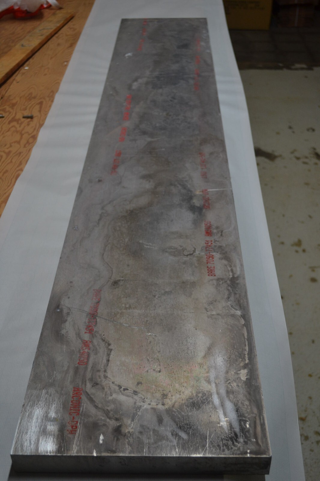 Aluminum Aircraft 7050 T7451 Plate 1.5″ x 13″ x 12″ in Six Foot Lengths