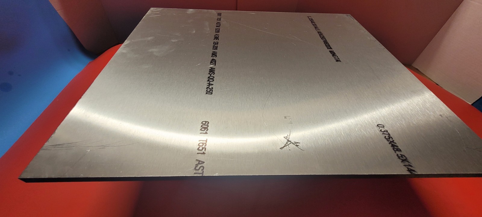 3/8″ (.375) 6061-T651 Commercial Grade Aluminum Plate 15 3/4″ X 18 1/2″