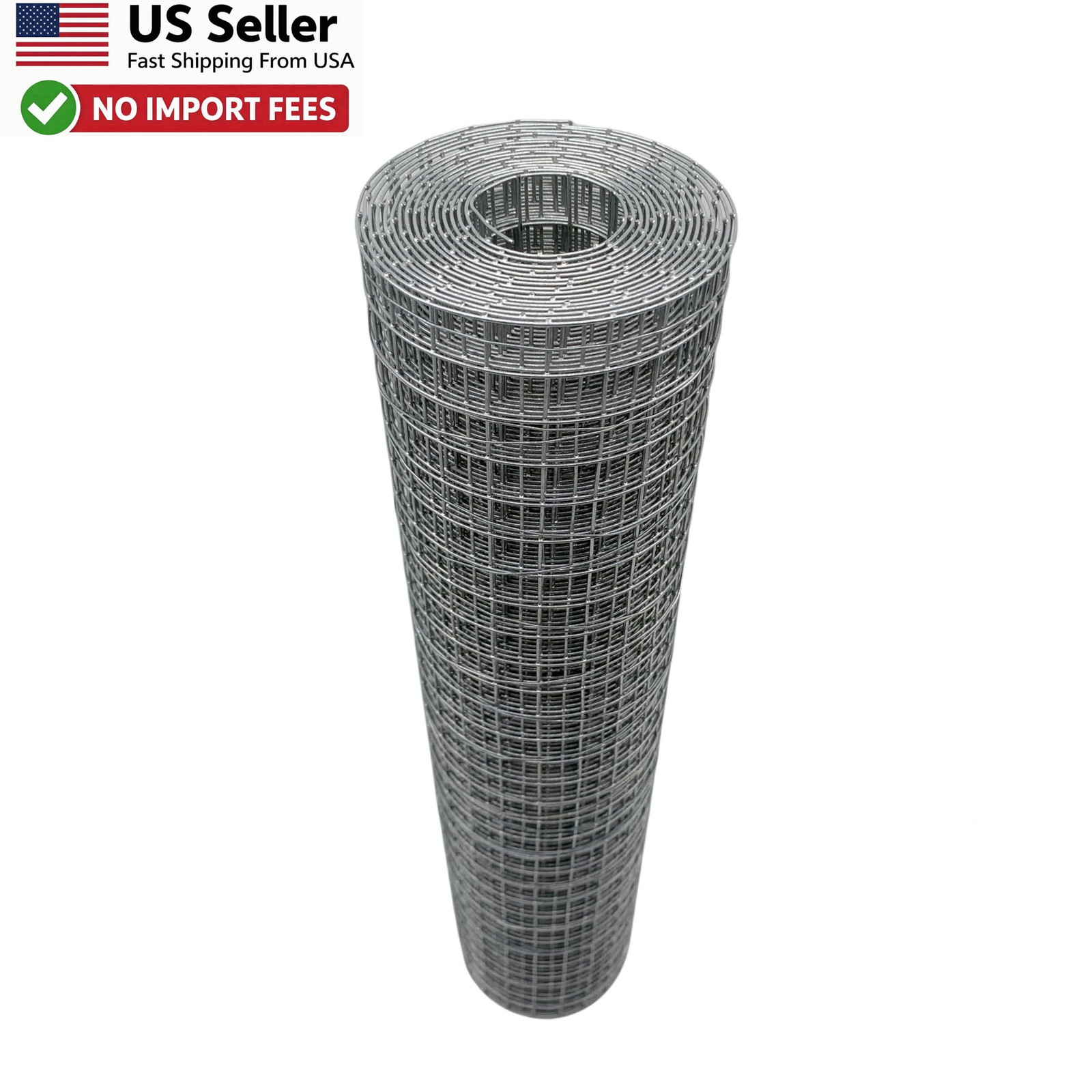304 Stainless Steel Welded Wire Mesh 15.7in x 10ft 1/2 Hardware Cloth FROM USA