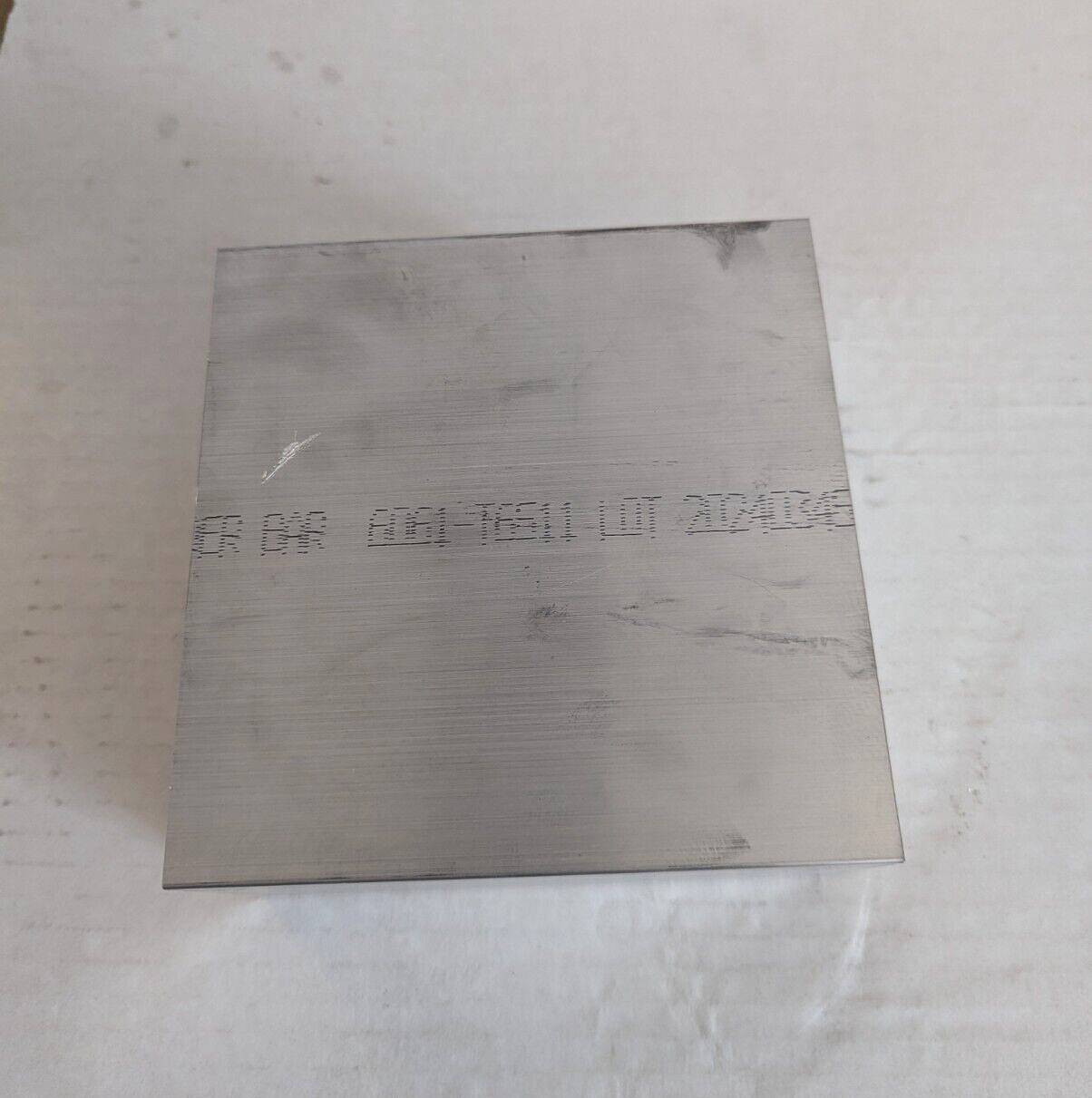 3″ X 6″ ALUMINUM 6061 FLAT BAR 5.75″ LONG SOLID T6511 Extruded Mill Stock New