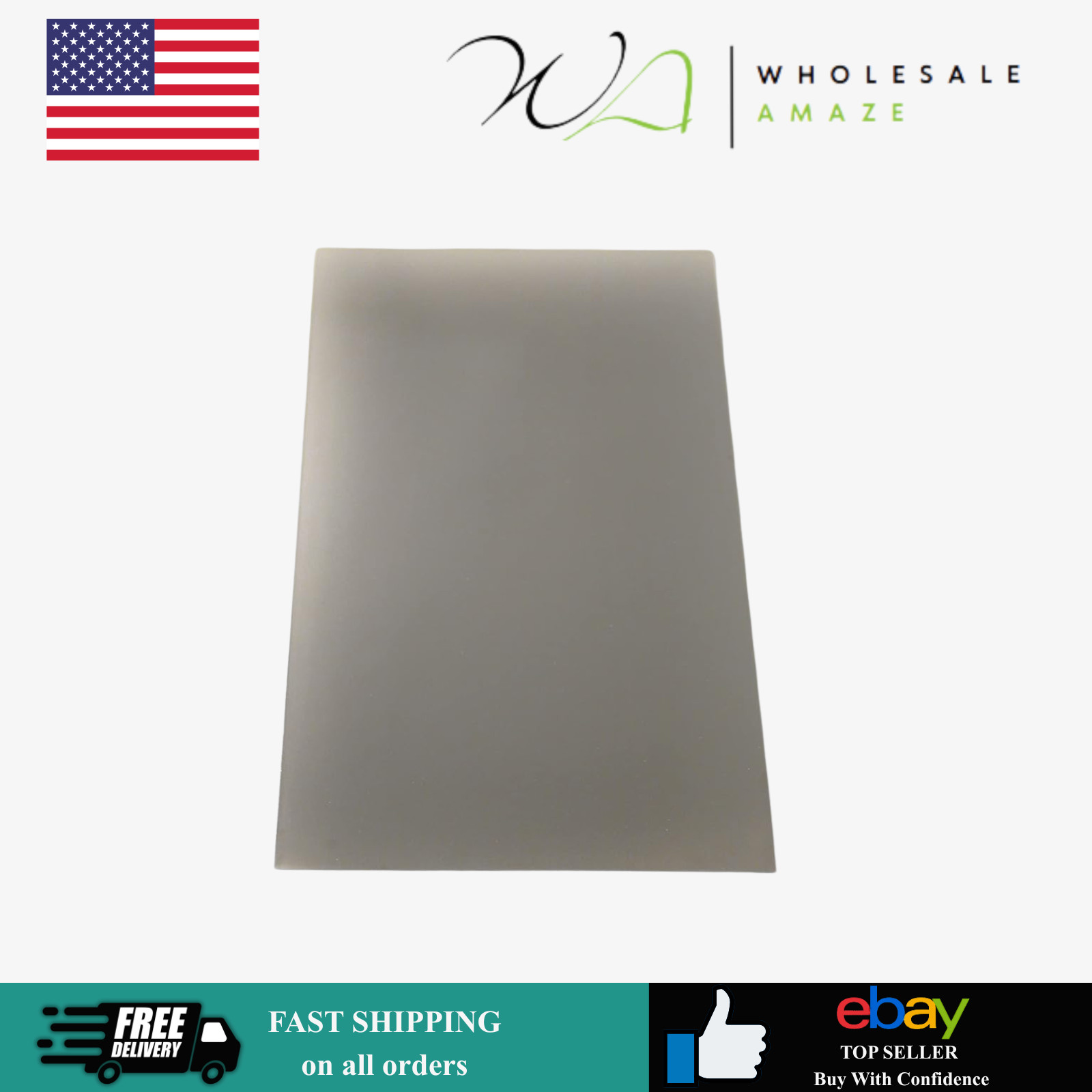 K&S Sheet Metal Stock, Made in The USA,Stainless Steel/Silver