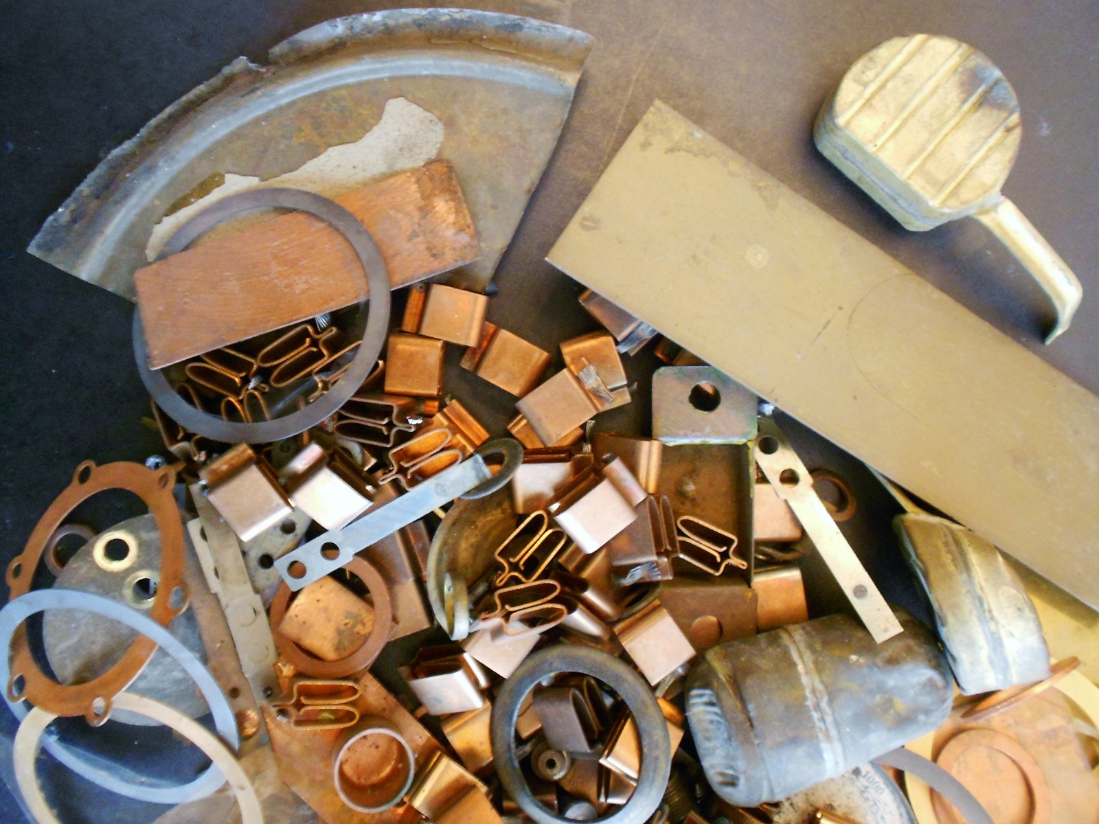 3 LBS. of Misc. Sheet, Tabs and other SCRAP COPPER