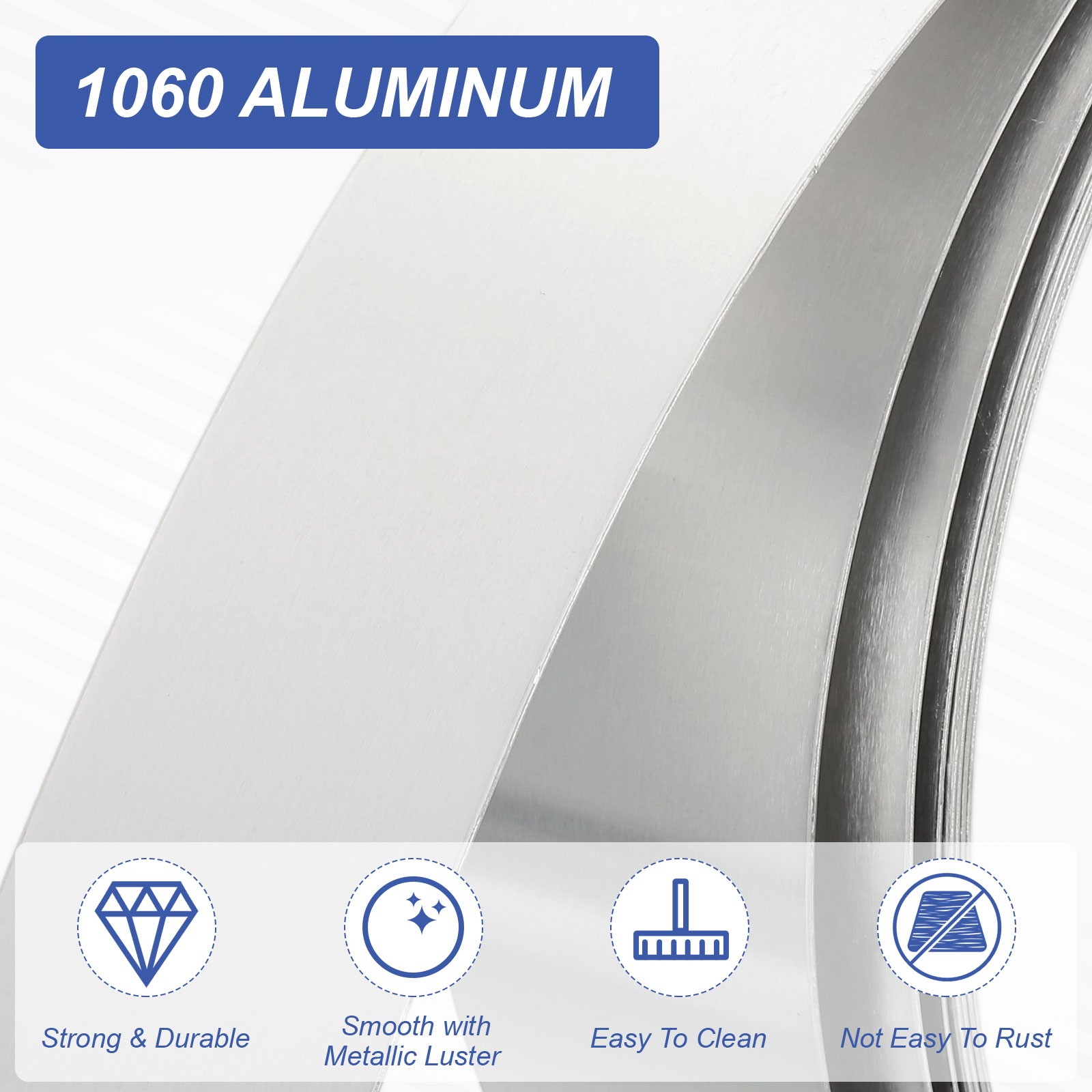 Aluminum Flashing Roll 3000mm x 15mm x 0.8mm 1060 Aluminum Metal Roll