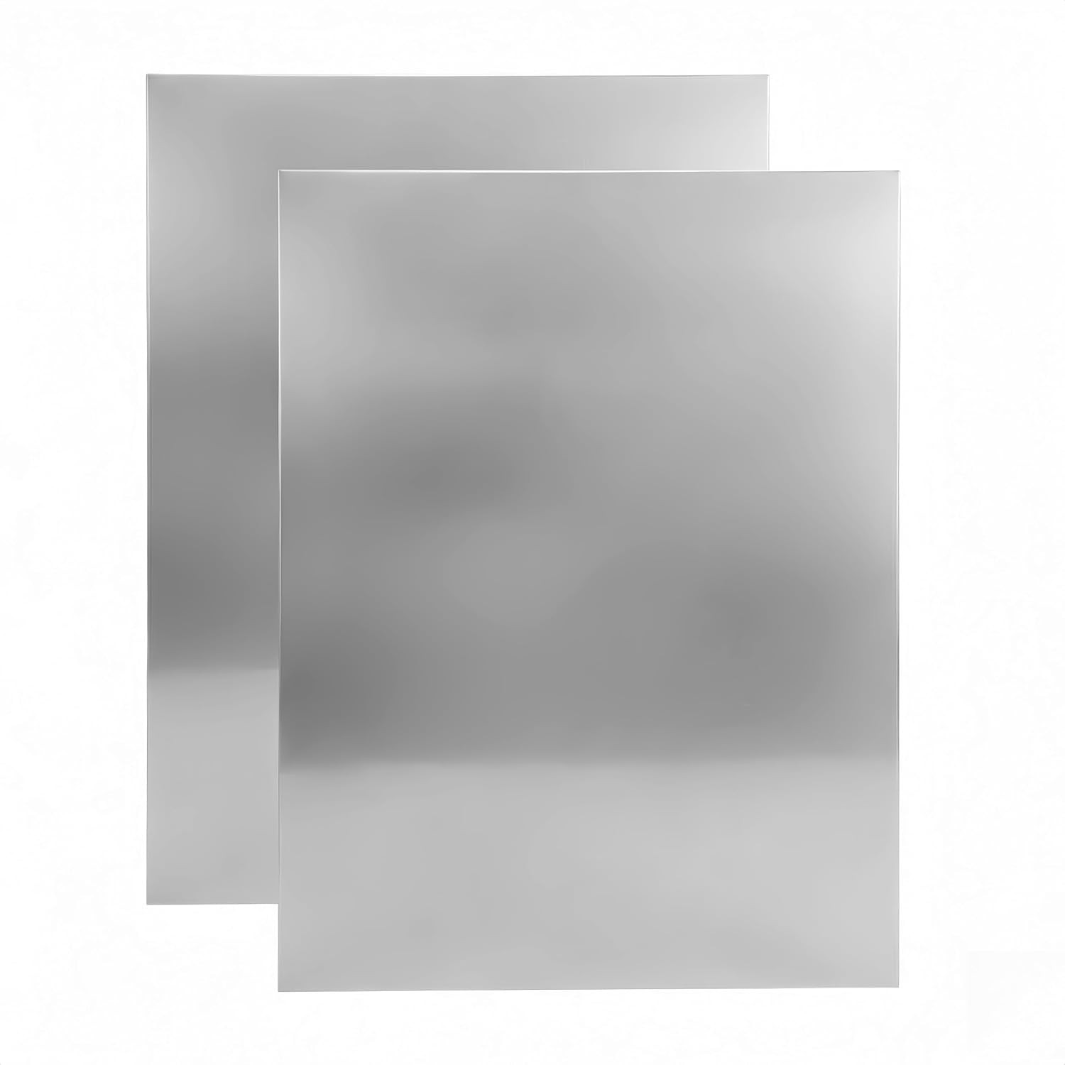 2Pack 430 Stainless Steel Sheet, 12″ X 6″ Metal Plate 0.03In（0.8Mm） Thickness