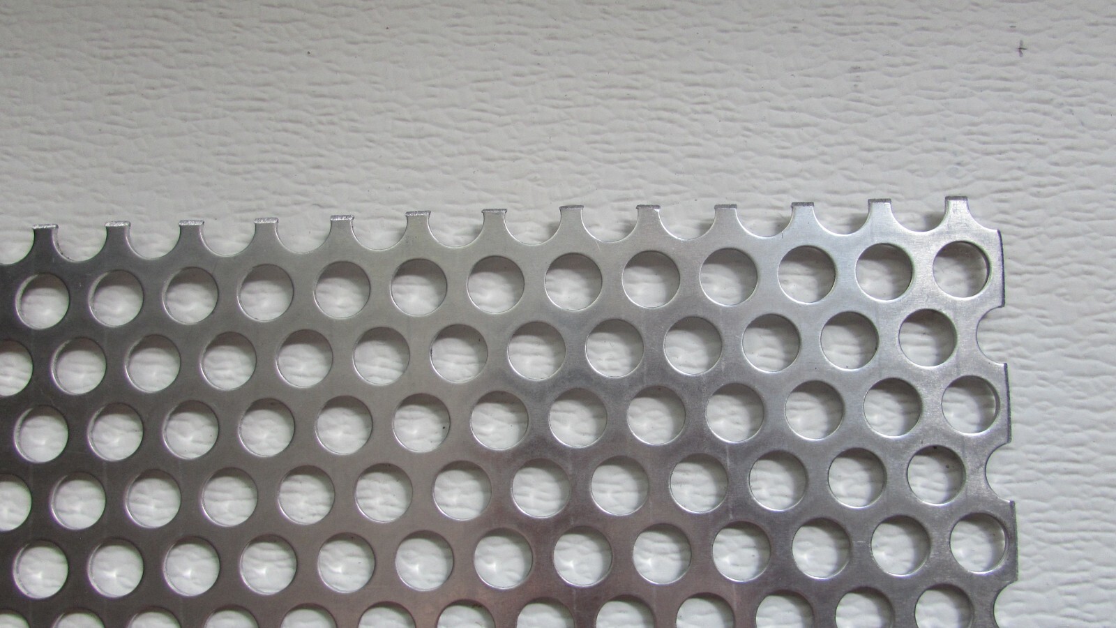 1/2″ HOLE ALUMINUM PERFORATED METAL–12″ X 12″