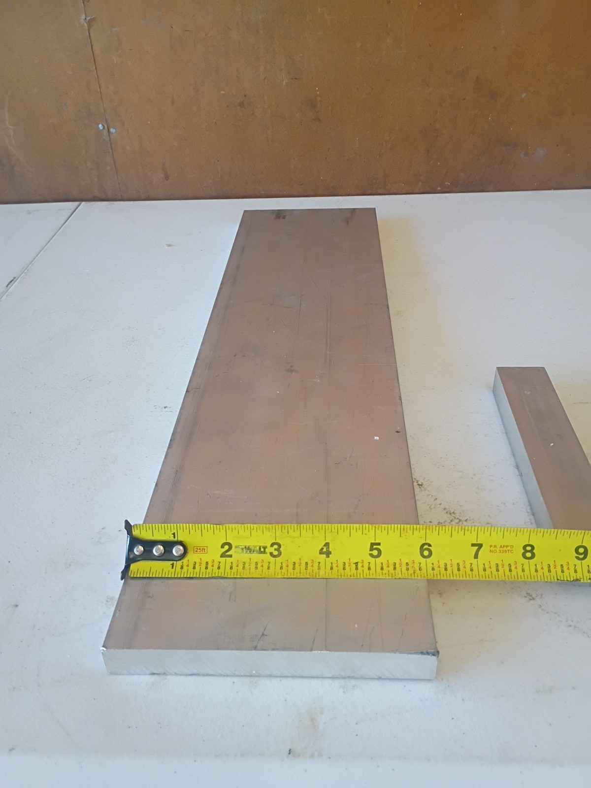 (2) Flat Aluminum Lot 3/4 Inch Pieces 11 Ilbs.