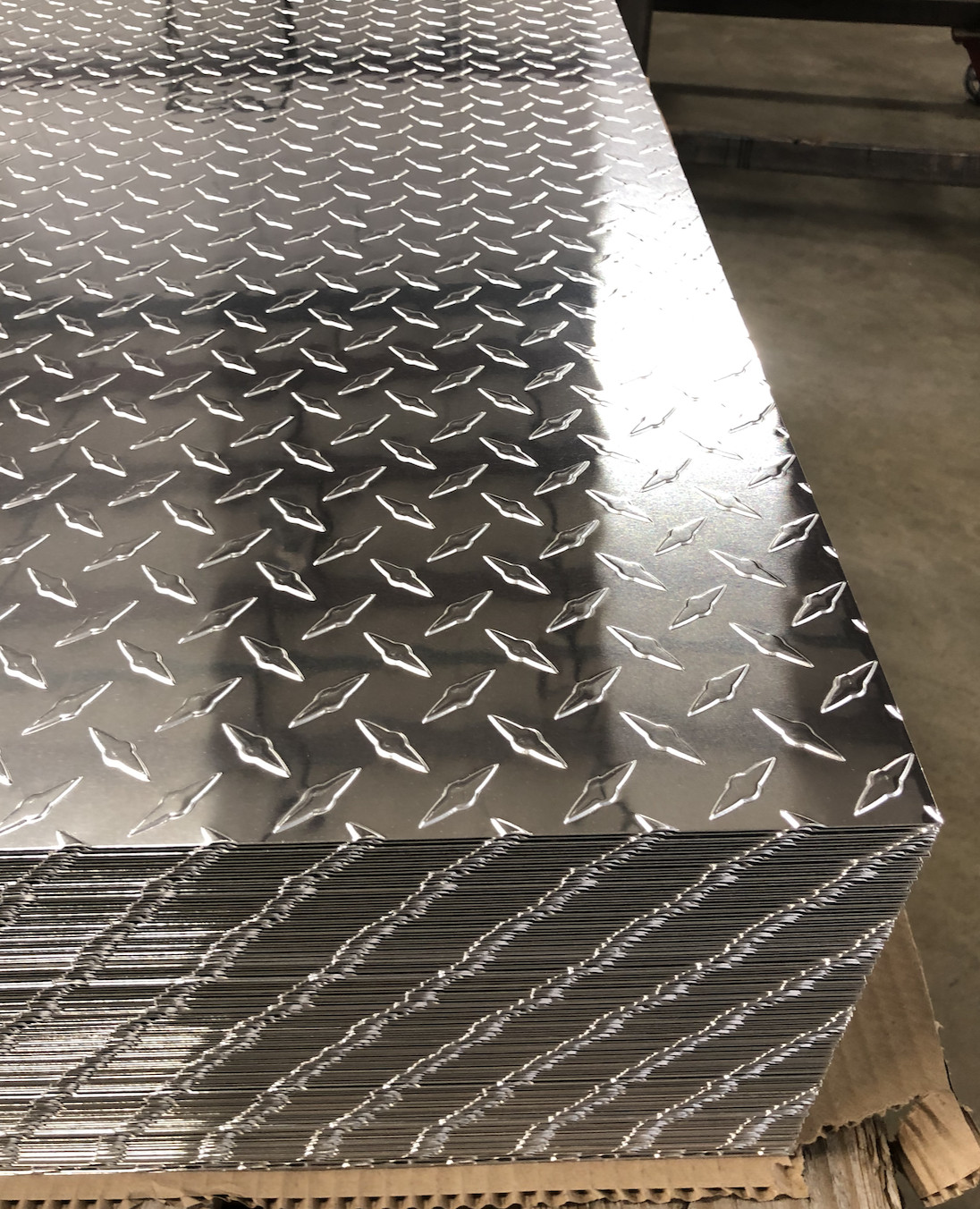 12″ x 96″ Aluminum Diamond Plate Sheet .025 in Thick – Trailer, RV, Garages, Etc