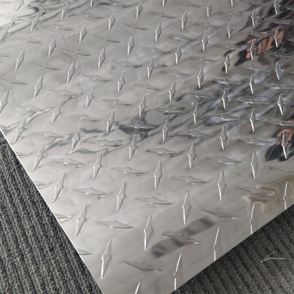 48″x 96″x .04″ Aluminum Diamond Plate 3003 Plate Sheet For Trailer, RV, Garages