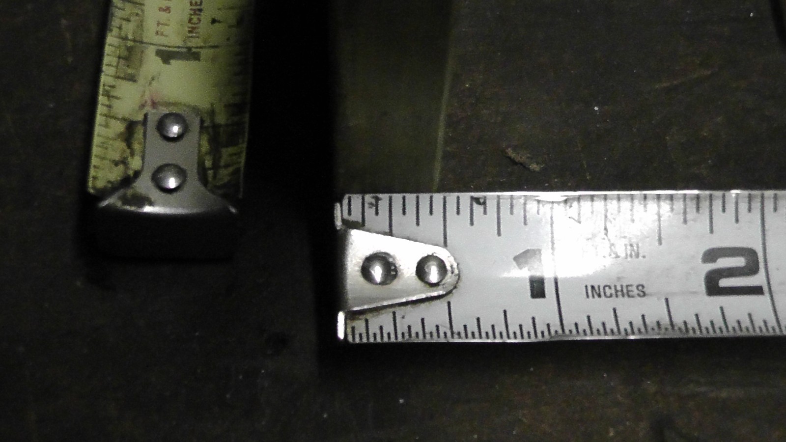 Brass flat stock .5 inch thick half inch thick, Roughly 2′ x 2.75″