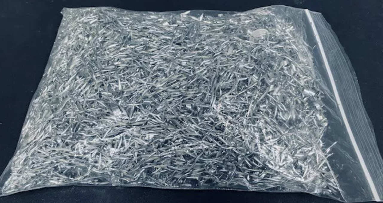 5 Pounds (SHIP FREE) ALUMINUM 6061 METAL SHAVINGS/CHIPS Orgonite Art