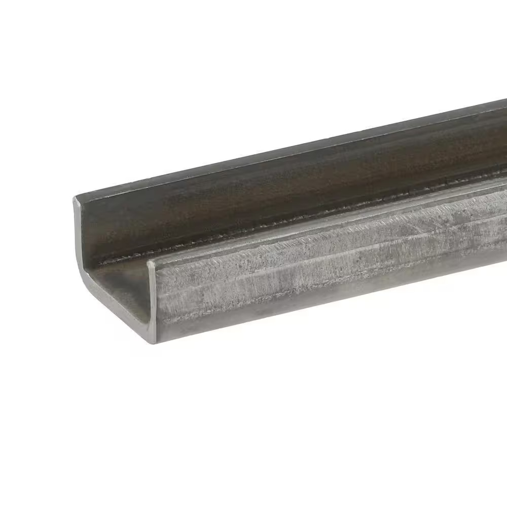 2 In. X 1/2 In. X 3 Ft. – 1/8 In. Thick Plain Steel C-Channel