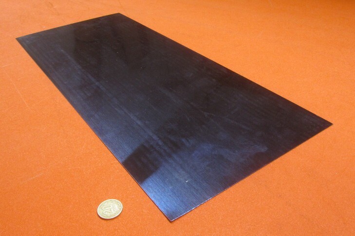 1095 Hard Blue Tempered Spring Steel Shim .042″ x 12.375″ x 24″ Length
