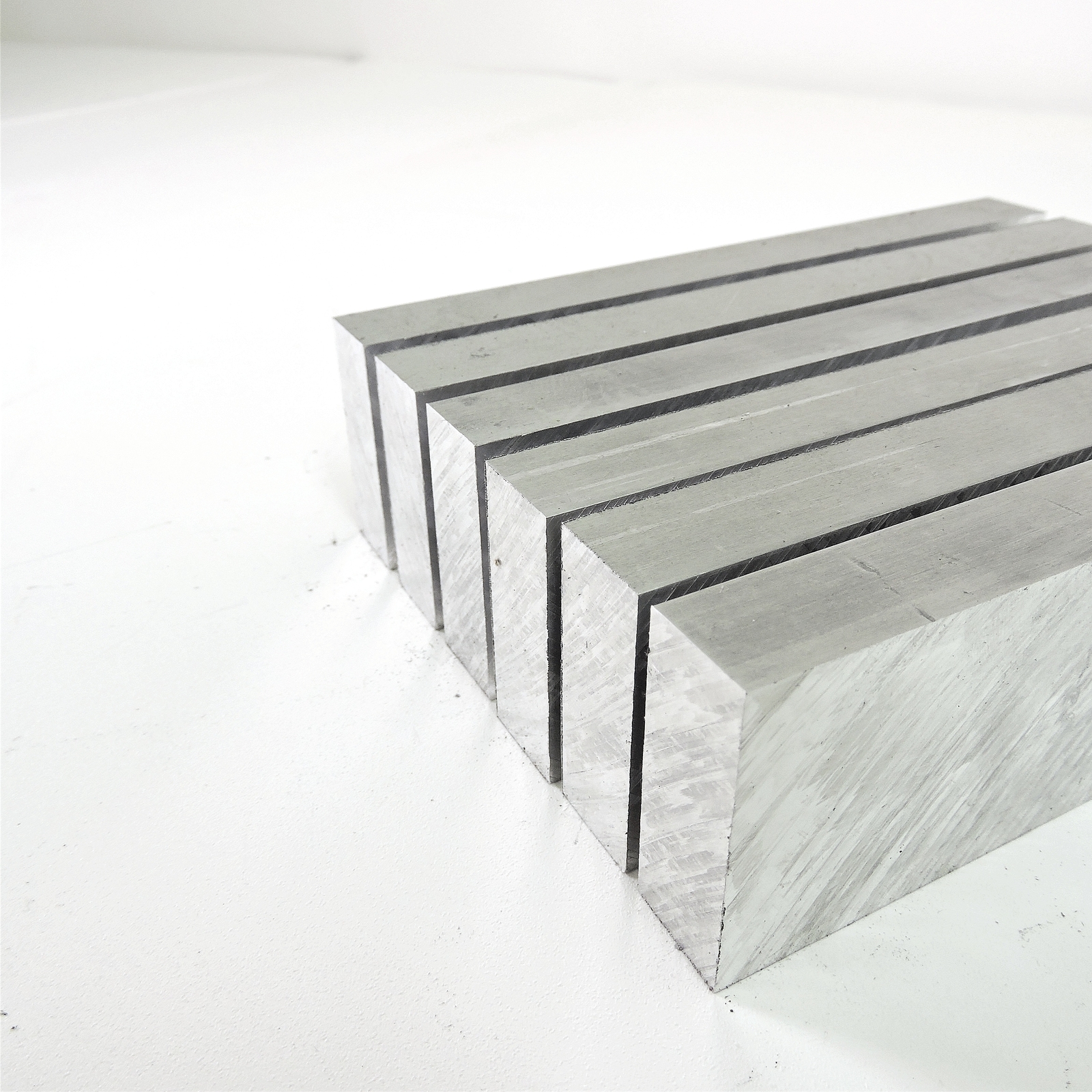 .75″ thick 3/4 Aluminum 6061 PLATE 2″ x 24.75″ Long QTY 6 sku 125630