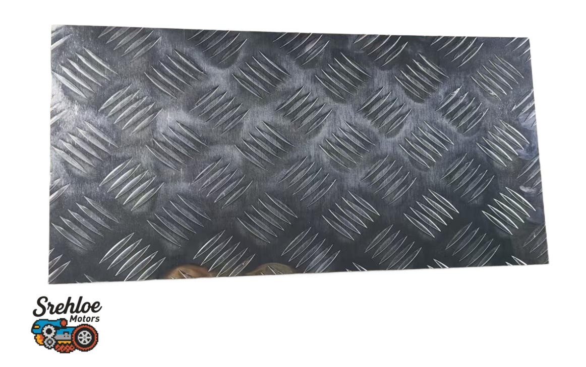 10inx20in Aluminum Diamond Plate Silver Sheet for Trailer RV Garage Use