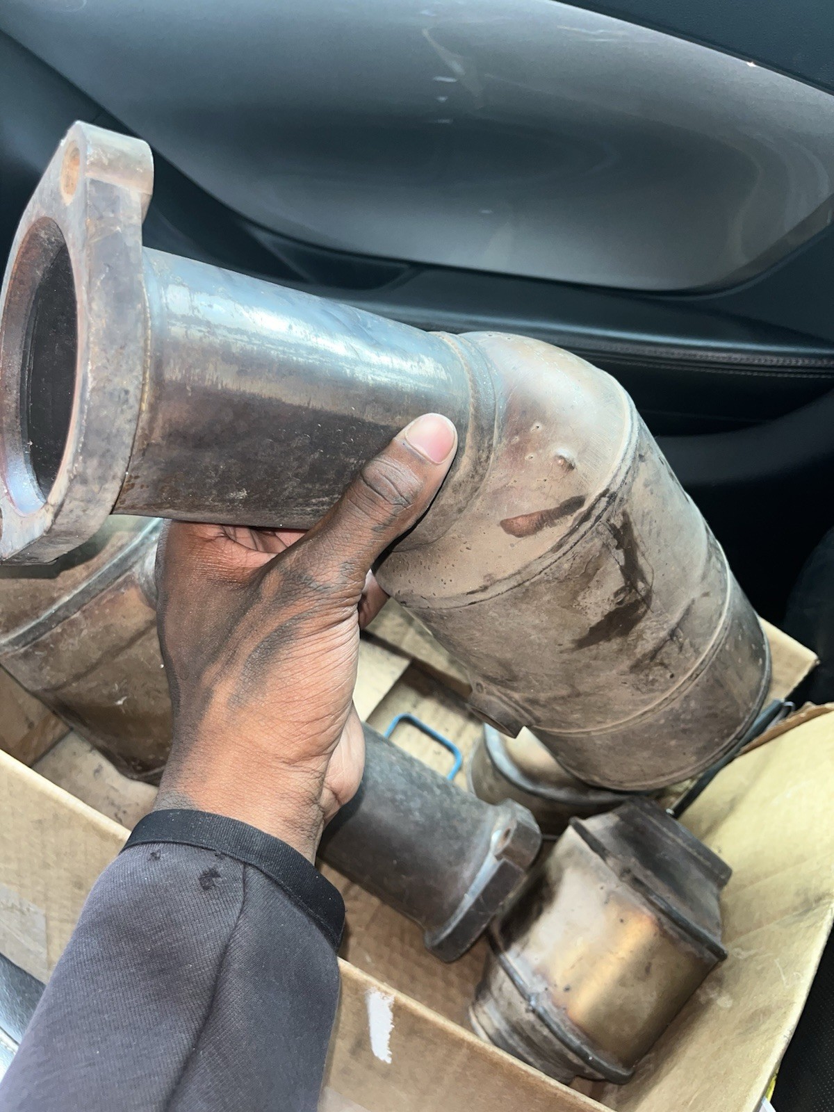 Scrap Catalytic Converter Platinum Palladium Sold For Scrap Recycling 8.5 Pounds