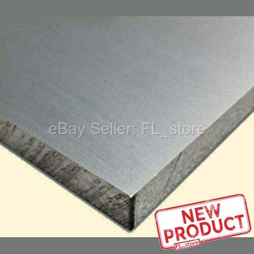 Aluminum Flat Bar Stock 1/2″ Thick x 2″ Wide x 3 Feet Long Unpolished Finish NEW