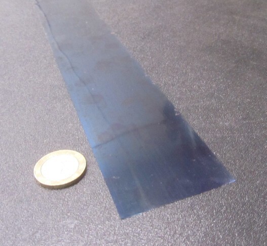 1095 Hard Blue Tempered Spring Steel Shim .010″ Thick x 2.00″ Wide x 120″ Long