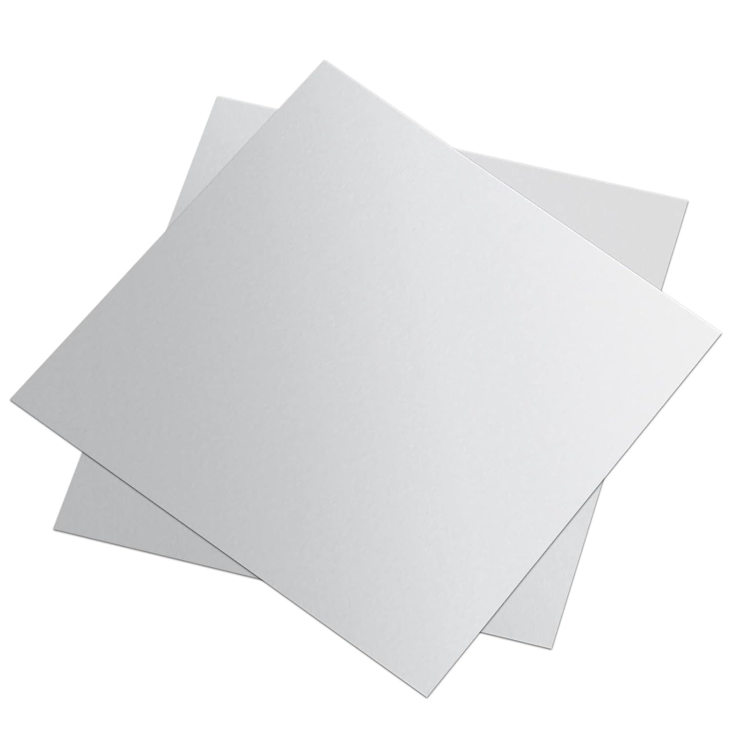 2 Pieces 6061 T651 Metal 6 x 6 x 0.0418Gauge Inch Thickness Rectangle Metal P…