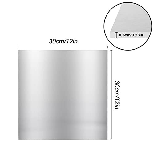 6061 Aluminum Metal Sheet 12 X 12 X 1/4 Inch Flat Plain Plate Panel Polished NEW