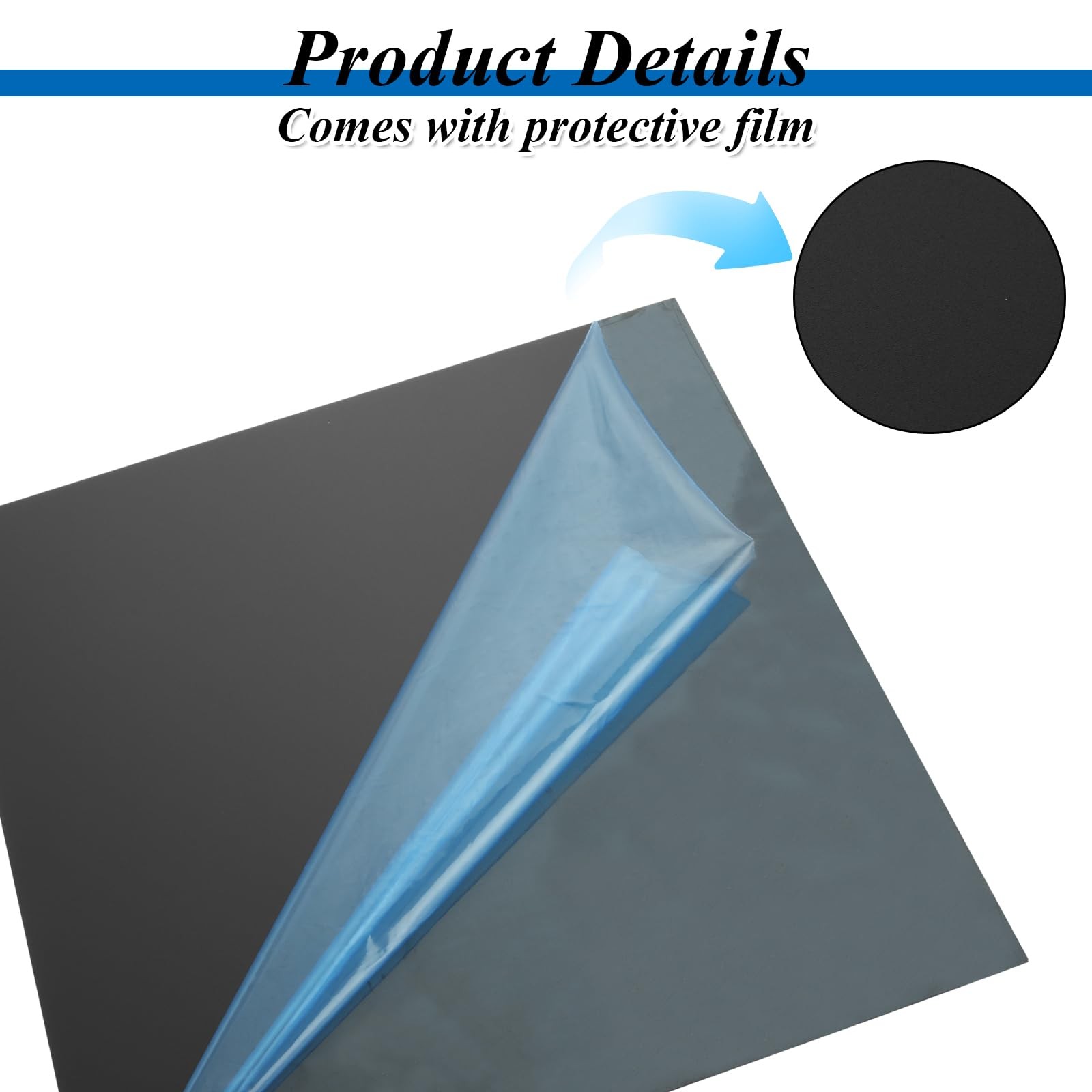 4 PCS 12x12x1/32 Inch Anodized Aluminum Sheet Black Engraving Blanks 0.8mm