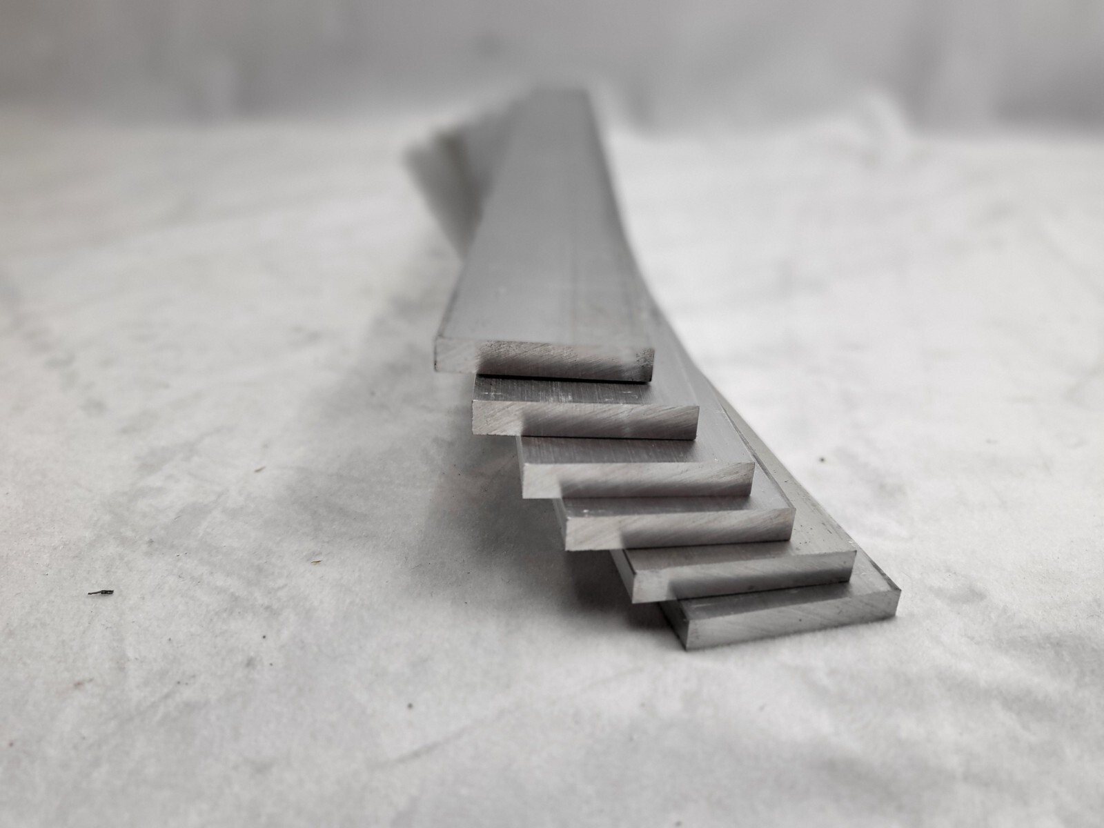 6061 Aluminum Flat Bar, 1/4″ x 1-1/2″ x 17″ long, Solid Stock, Plate, 6 pack