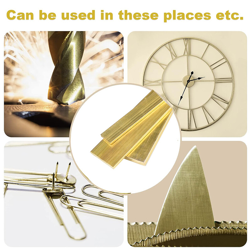 Brass Flat Bar Thicknesses 2mm 4mm 5mm 6mm 8mm 10mm 12mm 15mm 20mm