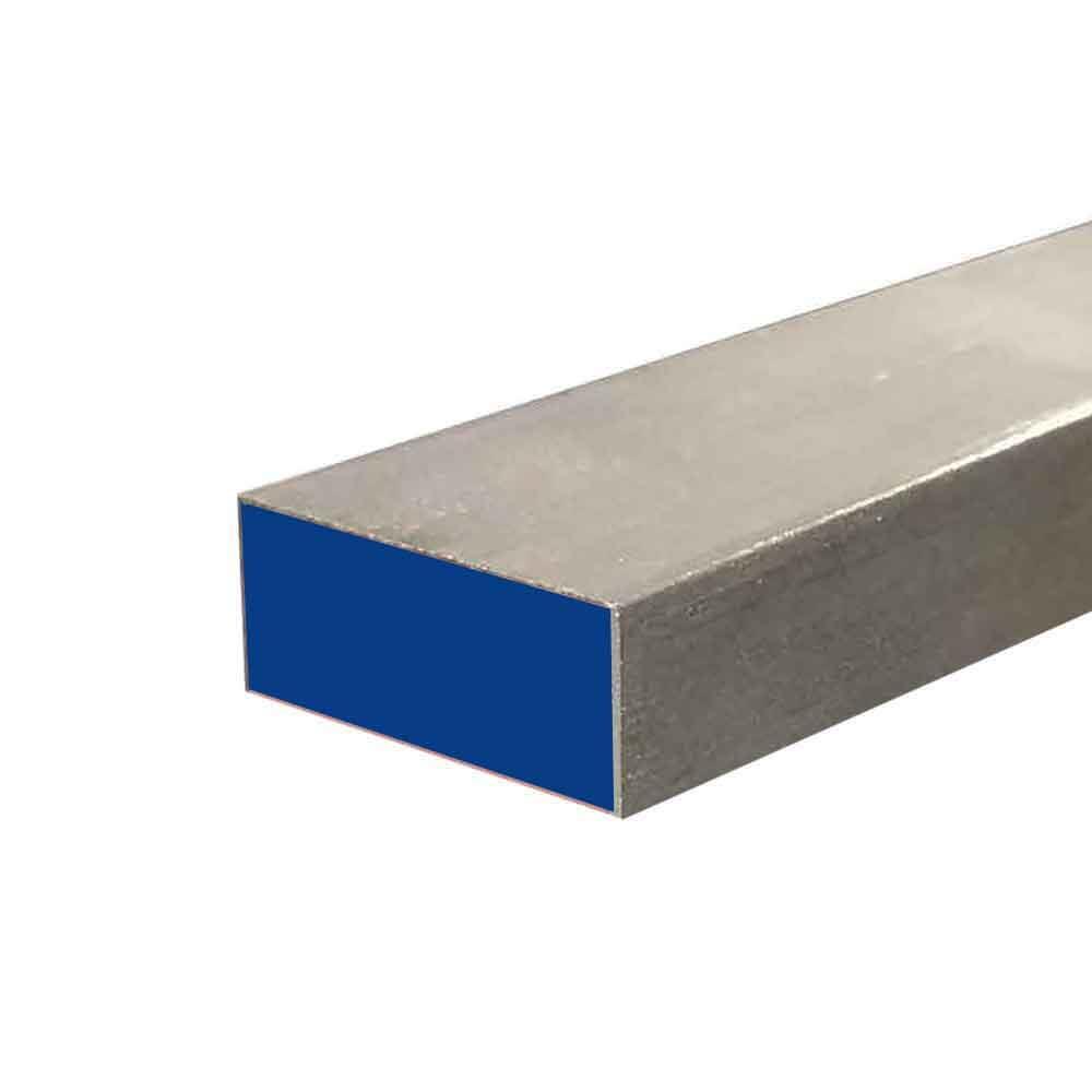 5/8″ x 1″ x 48″, 304 Stainless Steel True Flat Bar, Hot Rolled