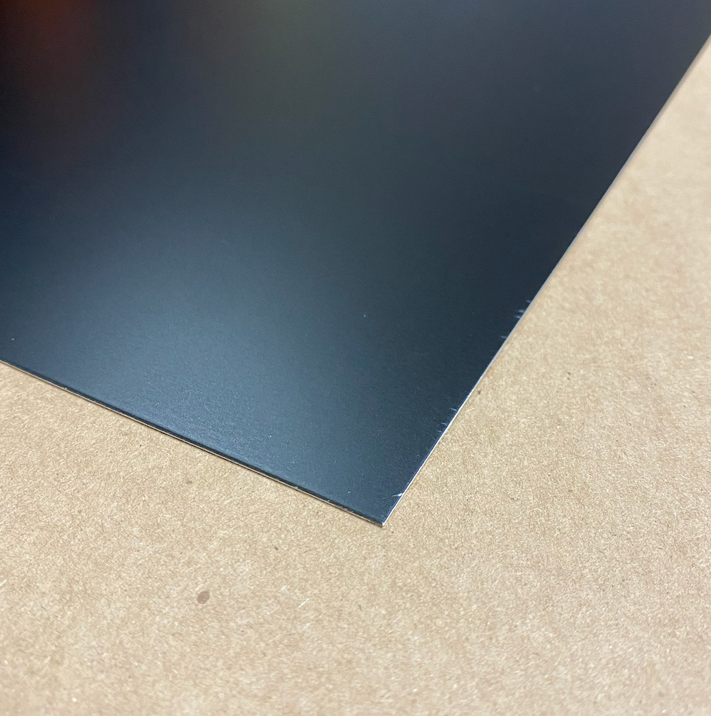49″ x 96″ MATTE Black Aluminum Sheet, Flat .030” Thick – Cargo Trailer Repair