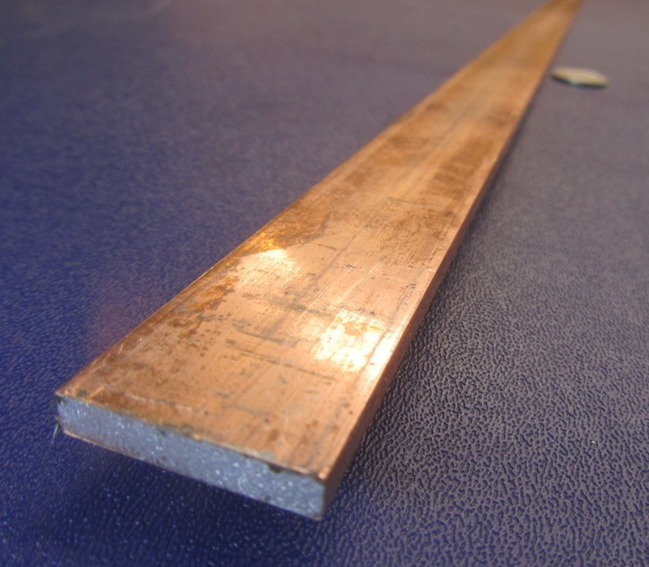 110 Copper Bar 1/2 Hard, 3/16″ Thick x 1.0″ Wide x 6 Ft Length