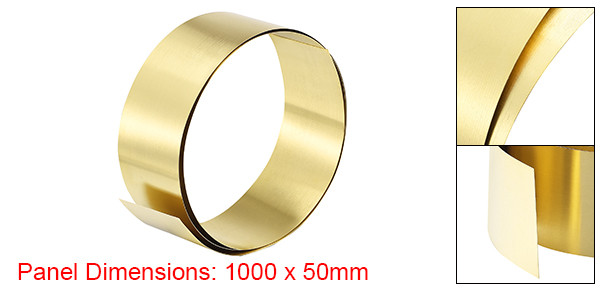 Brass Sheet Roll Metal Foil Plate 39.4“ x 2”