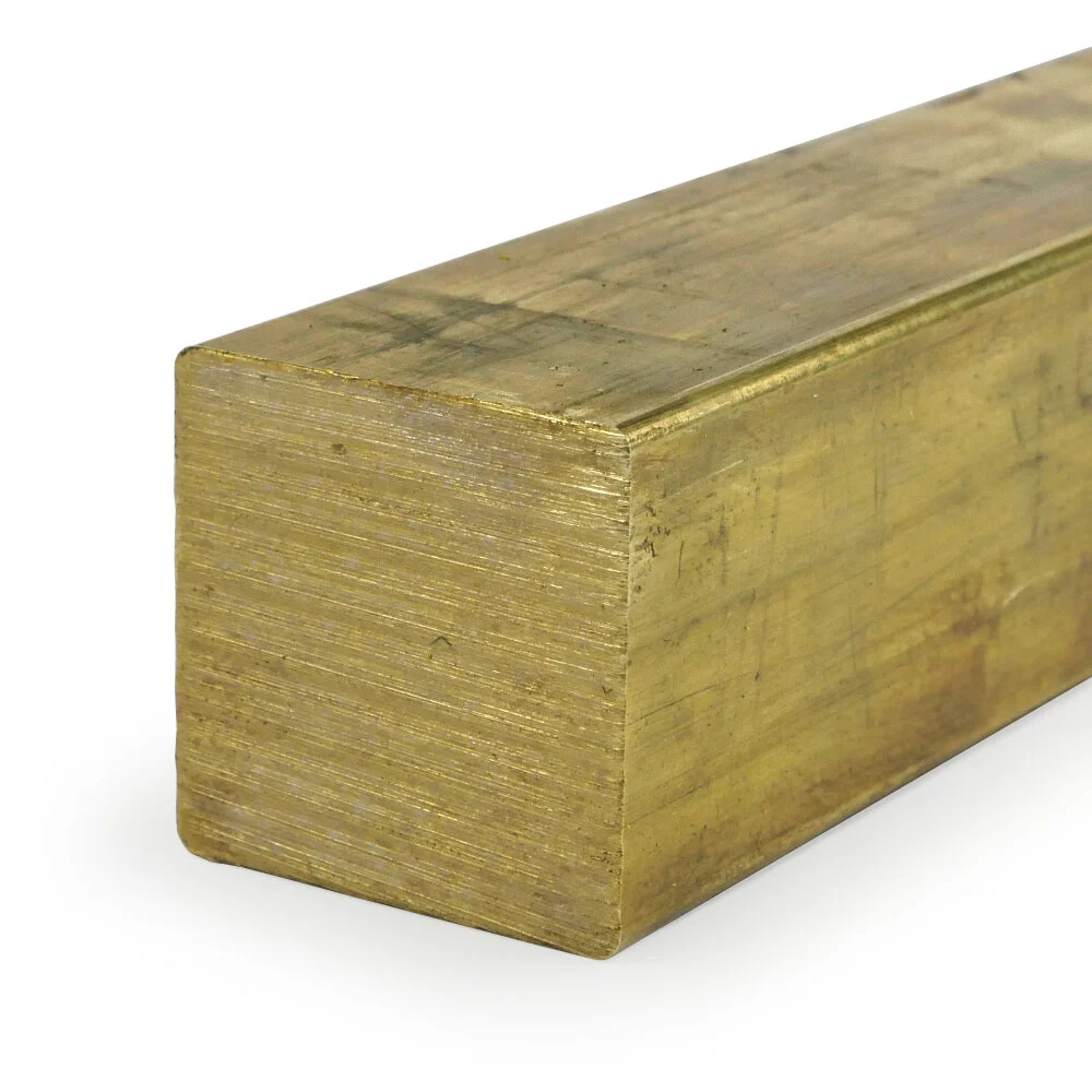 0.1875″ Brass Square Bar 360-H02 Extruded : 12.0″