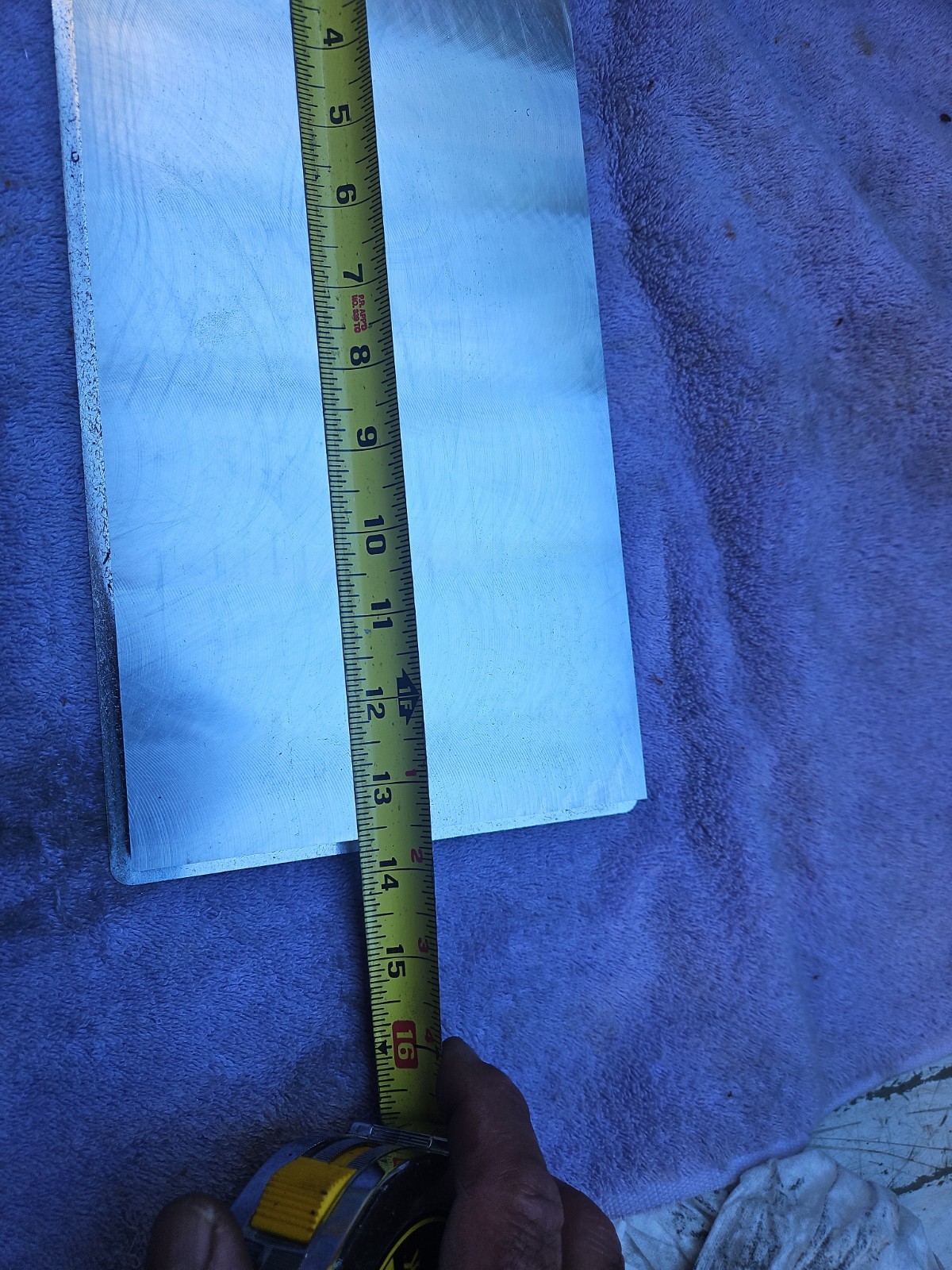 KAISER aluminum plate 6061-T651 3/4″ X 13-1/2″” X 6-1/4″ Made In USA