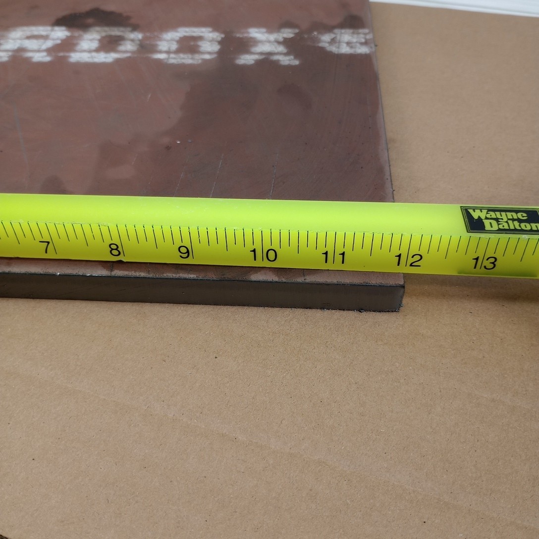 3/8″ AR500 Steel Plate 12″X 12″ Hardox 500 TUF Hardened Plate .375″ Thick Target