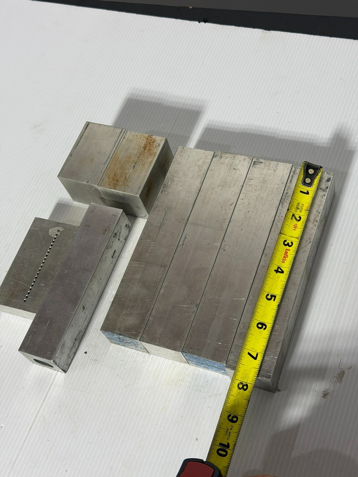 Lot of Solid Aluminum Bar Stock Blocks Machining Billets Flat Stock CNC Scrap