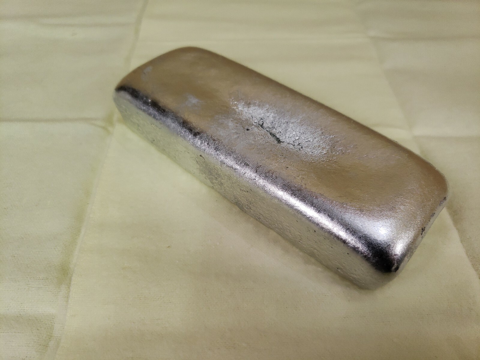 1 lb 3000 Series Hand Poured Pure Aluminum (Al) Ingot