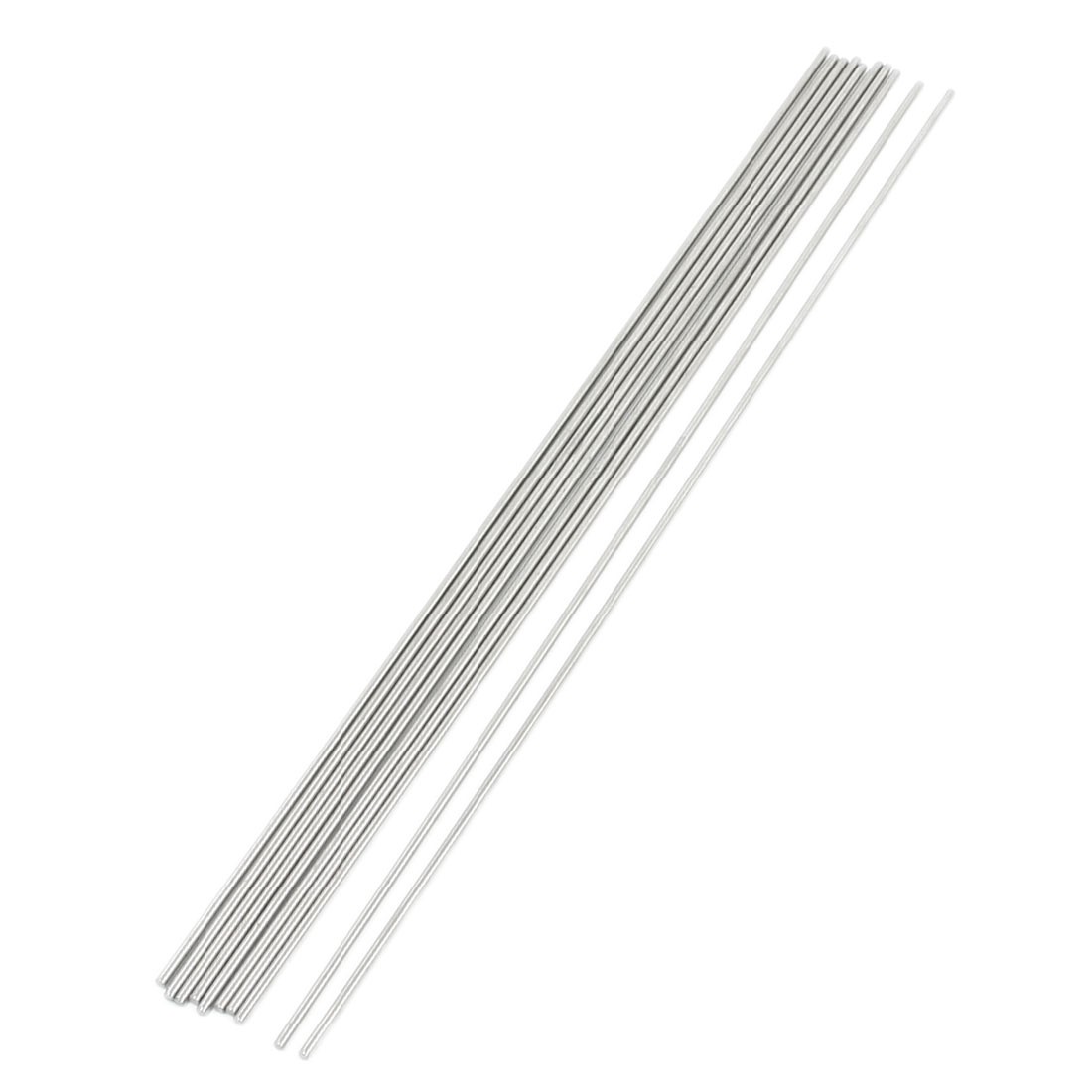 10Pc DIY RC Model Stainless Steel Circular Round Rod Bar 250mm x 2mm