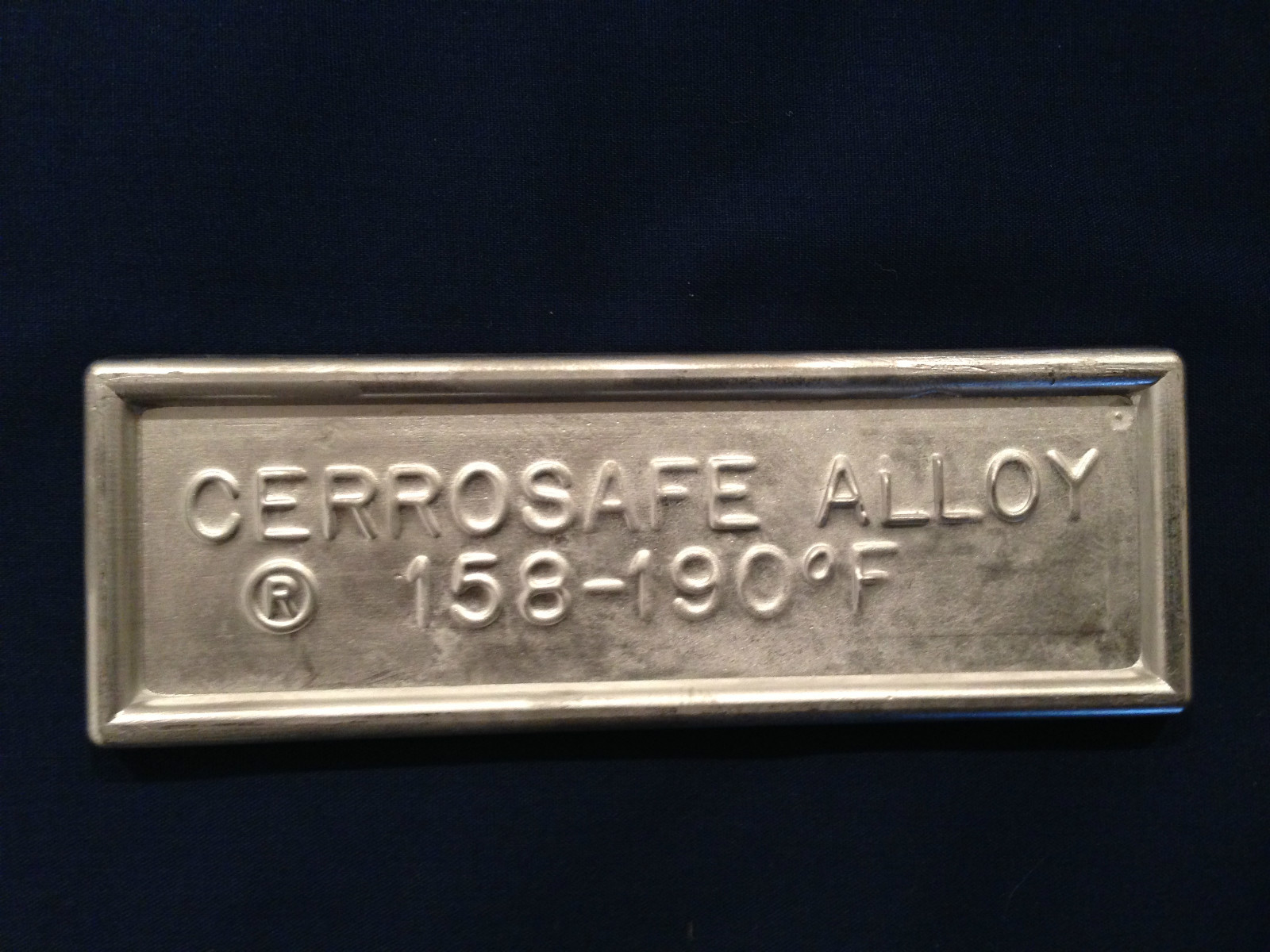 Cerrosafe 160-190 Chamber Casting Alloy – 1 lb. Ingot