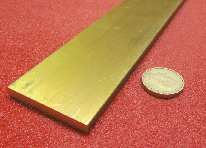 360 Brass Flat Bar 1/4″ Thick x 2.0″ Wide x 48.0″ Length
