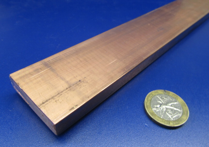 110 Copper Bar 1/2 Hard, 3/8″ Thick x 1 1/2″ Wide x 6 Ft Length