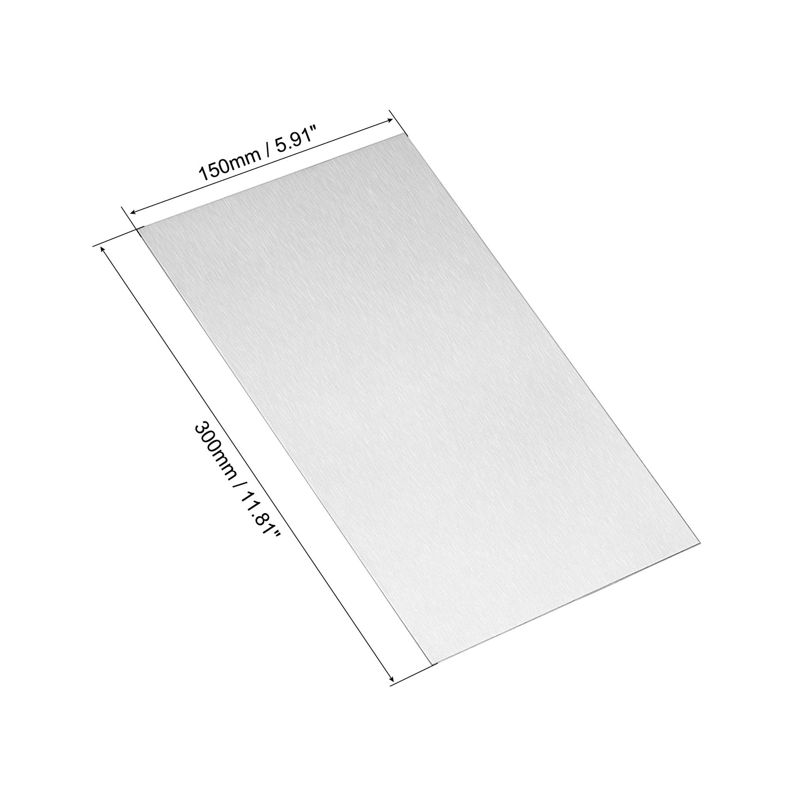 300mmx150mmx1mm Thick 3003 Aluminum Sheet Industry Plate