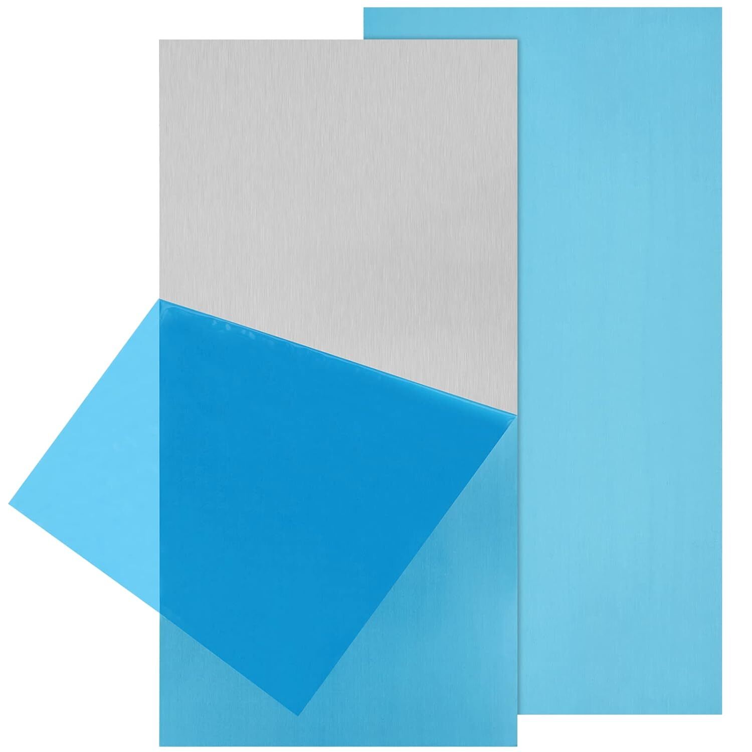1pcs Aluminum Plate for DIY Projects: Flat Plate, Thickness 0.3-10mm