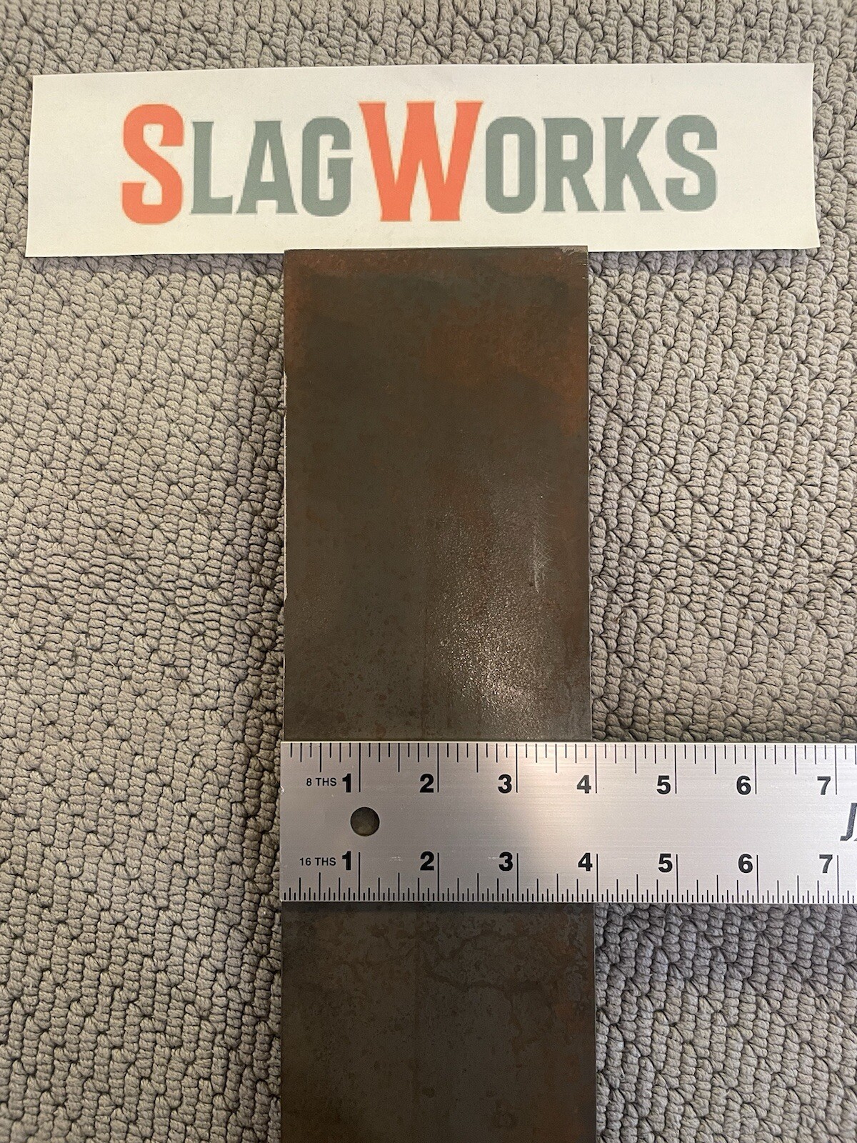 1/8x4x16 inch steel plate 4”x16” A36 Hot Roll Flat .125″ Thick