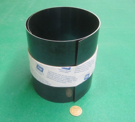 1095 Hard Blue Tempered Spring Steel Shim .025″ Thick x 6.00″ Wide x 50″ Long