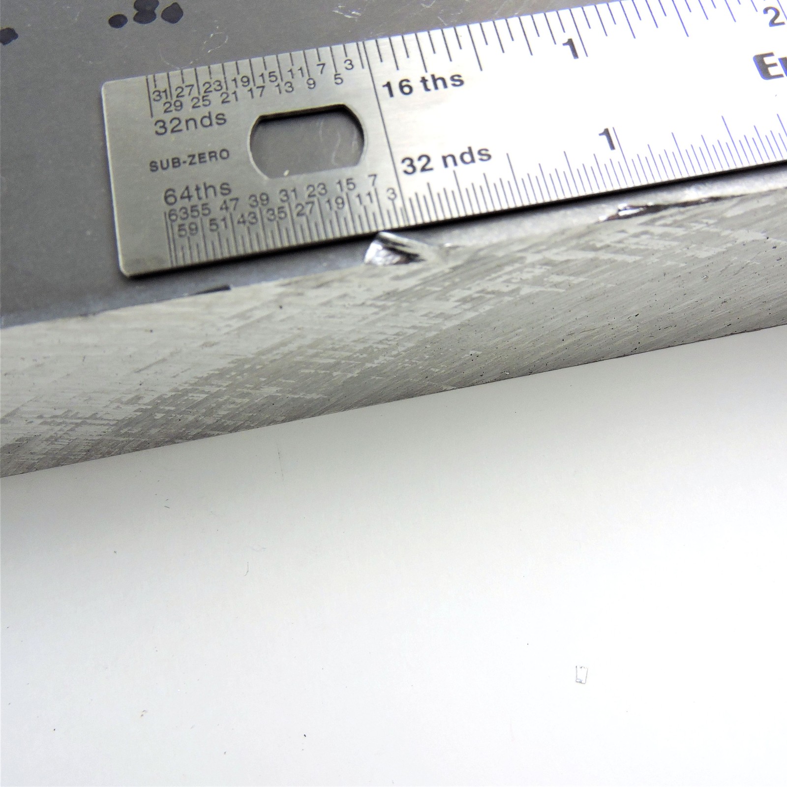 2.25″ thick 2 1/4 Aluminum 6061 PLATE 4″ x 13.625″ Long sku 206457