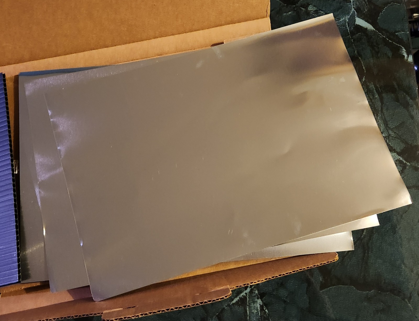 3 Maudlin 316 Stainless Steel Sheets Annealed .003″ Thick × 8″ Width × 12″ Long