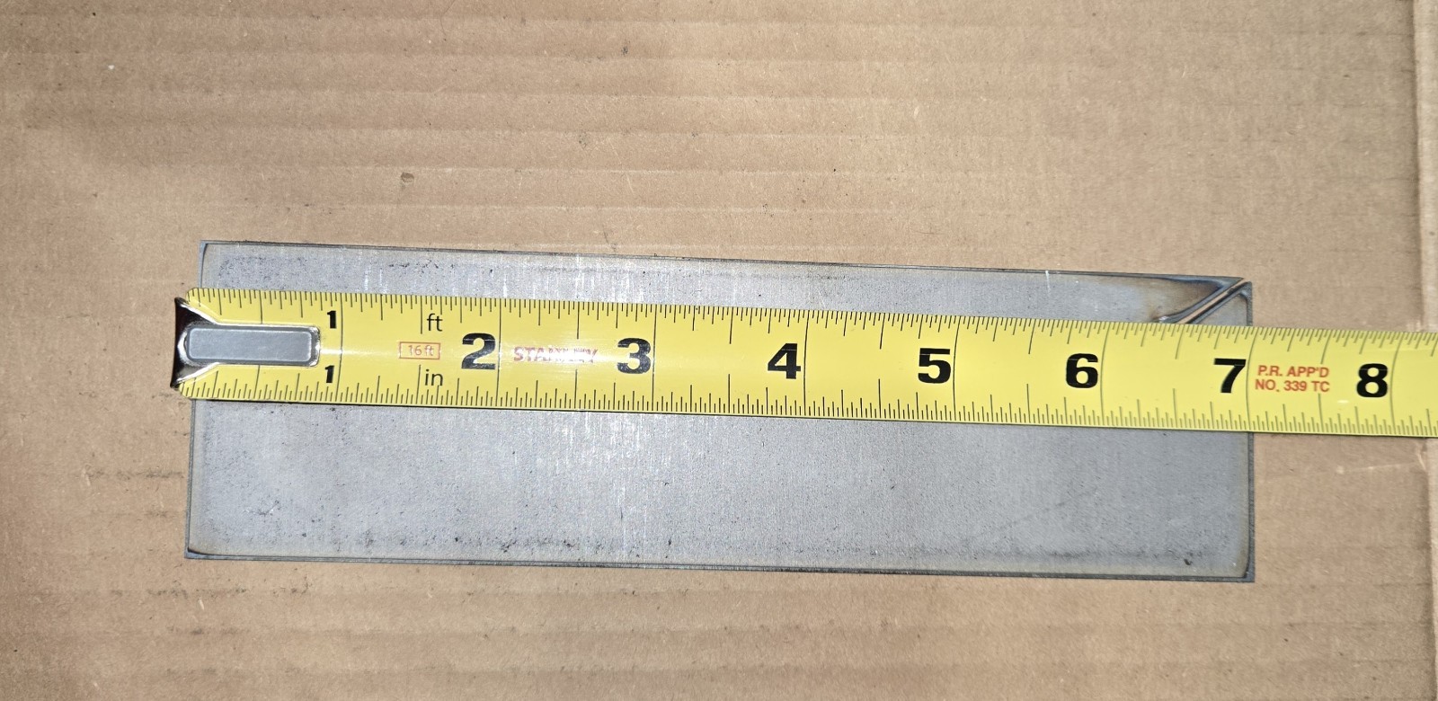 8 Pieces Of 14G Steel Rectangle Scrap Drops